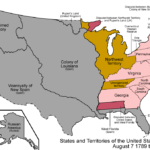 Map of States and Territories of the United States of America, 1789-1790